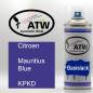 Preview: Citroen, Mauritius Blue, KPKD: 400ml Sprühdose, von ATW Autoteile West.